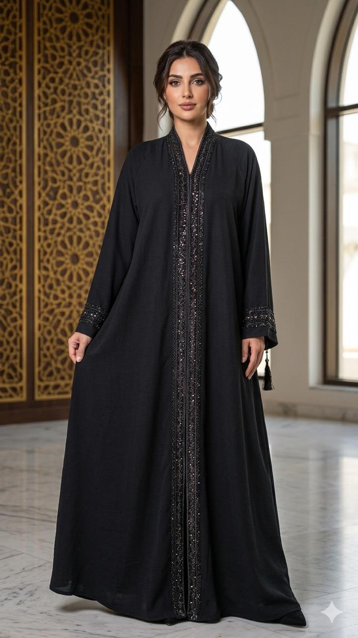 Front open Abaya