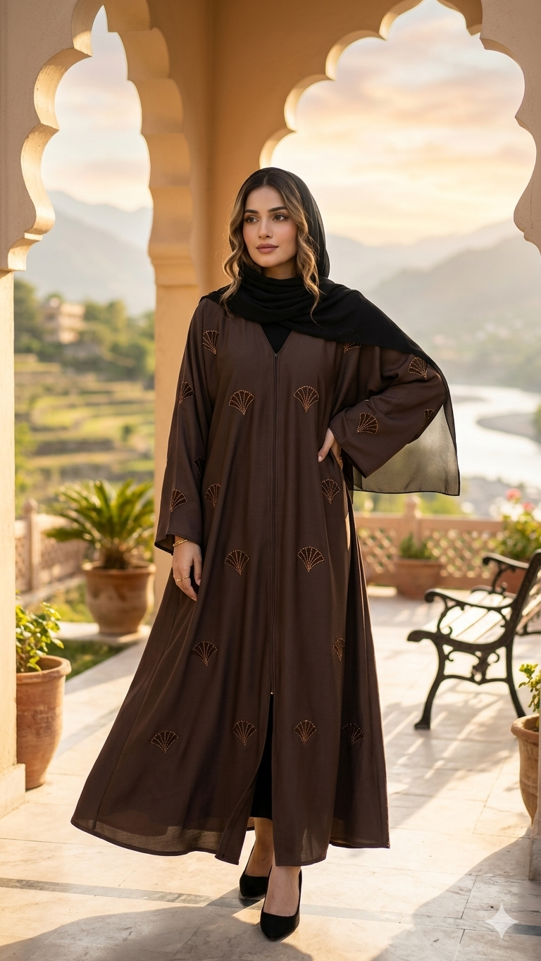 Front Open Abaya