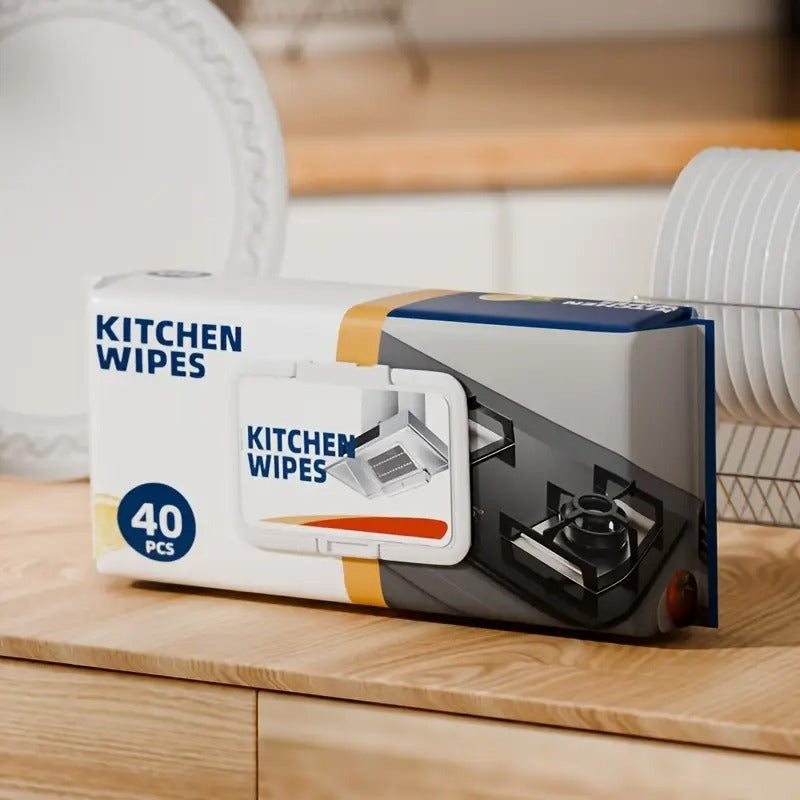 pack of 40 pcs kitchen cleaning wips removing grease dirt