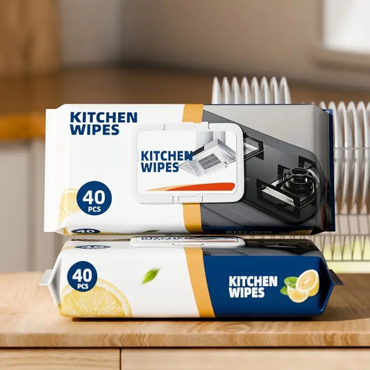 pack of 40 pcs kitchen cleaning wips removing grease dirt