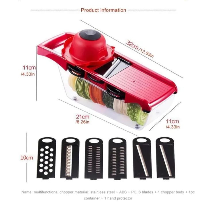 10 in 1 vegetable cutter Mandoline slicer box pack