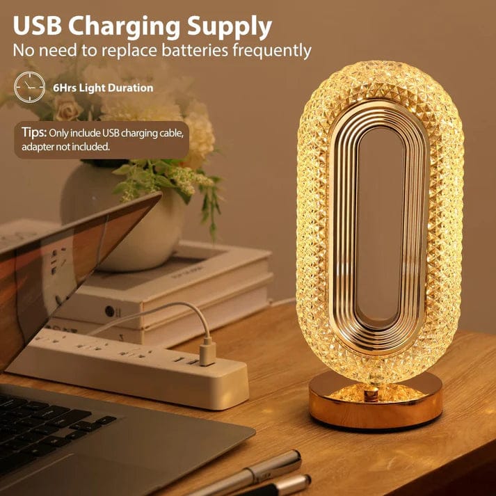 New Luxury Crystal Lamp USB rechargeable